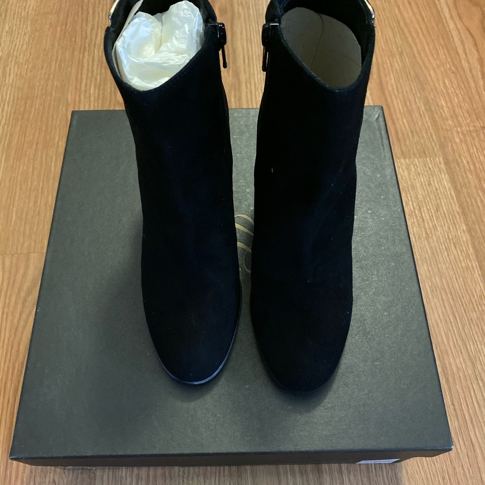 COPY - J.Crew Barrett Suede Black Boots
